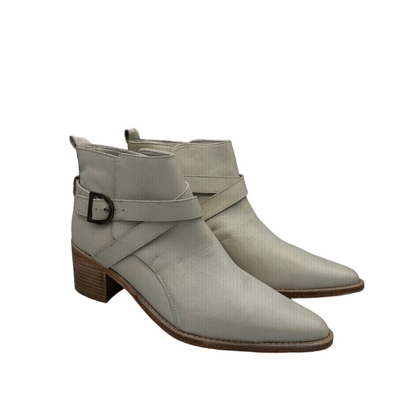 Free People Back Loop Bone color Ankle boot - Picture 1 of 7
